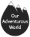 Our Adventurous World Logo - Small Gray